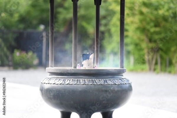 Obraz ueno park tokyo Japan fire temple