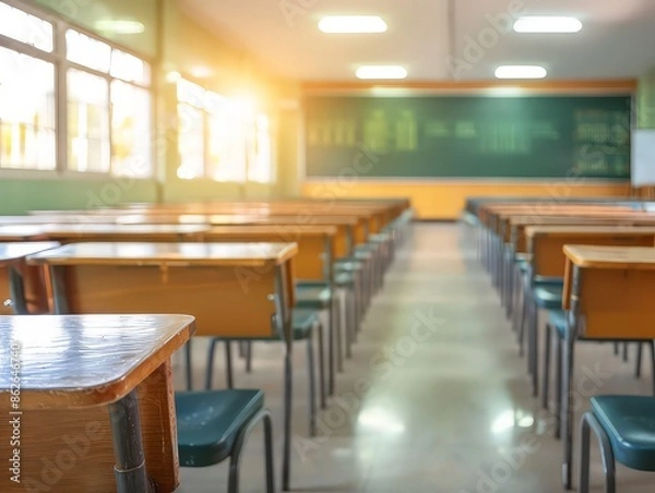Obraz empty classroom in school