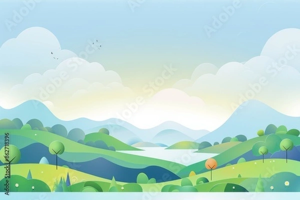 Fototapeta 抽象的な背景 ベクターイラスト