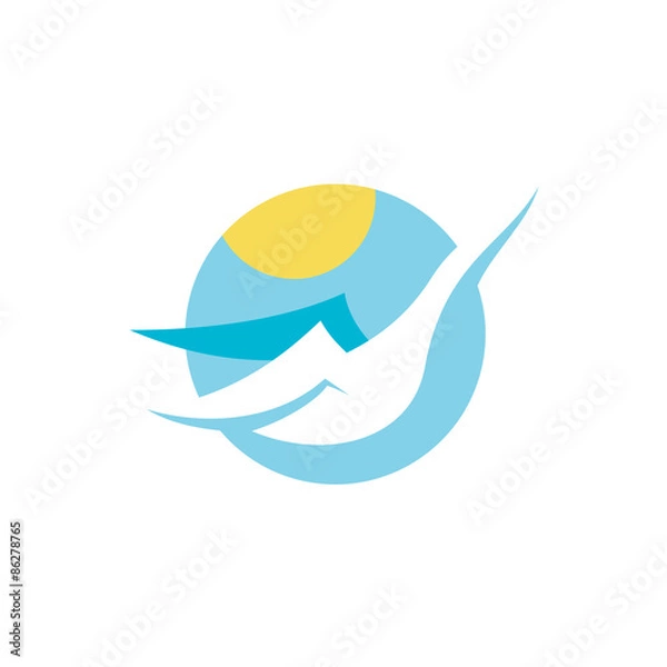 Fototapeta Swan logo