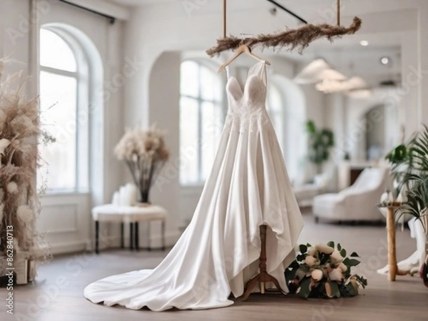 Fototapeta bride and groom