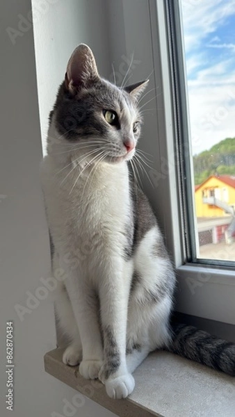 Fototapeta cat on the window