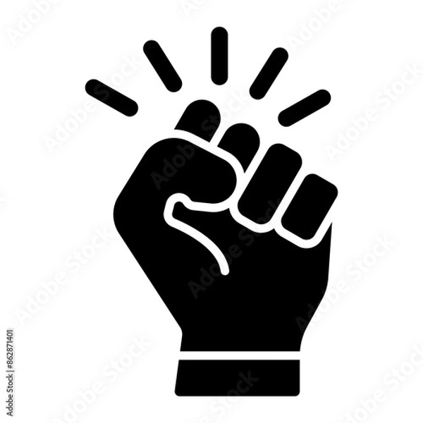 Obraz Power Glyph Icon