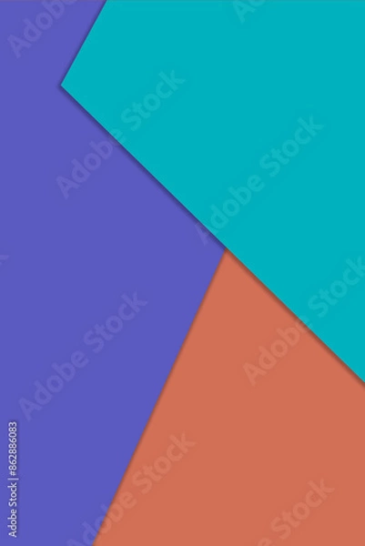 Obraz colorful seamless background with geometric forms