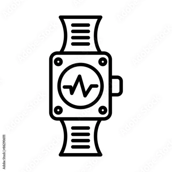 Obraz Fitness Tracker line icon