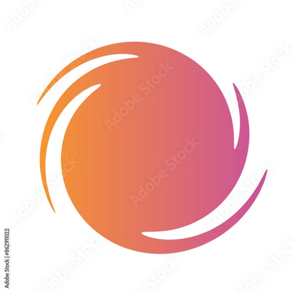 Fototapeta Abstracts Gradient shape