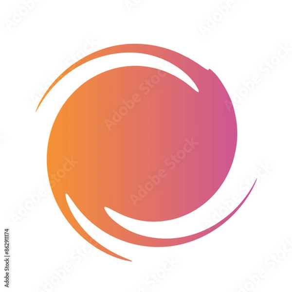Fototapeta Abstracts Gradient shape