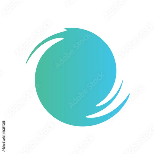 Fototapeta Abstracts Gradient shape