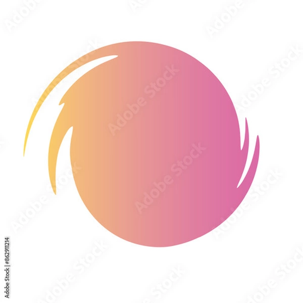 Fototapeta Abstracts Gradient shape