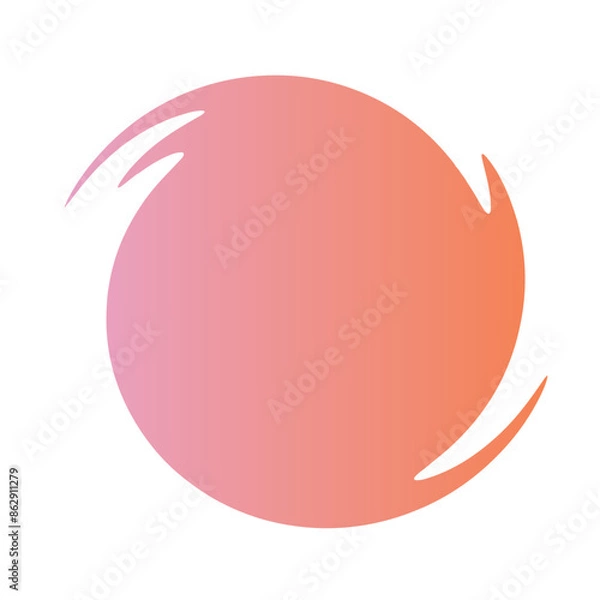 Fototapeta Abstracts Gradient shape