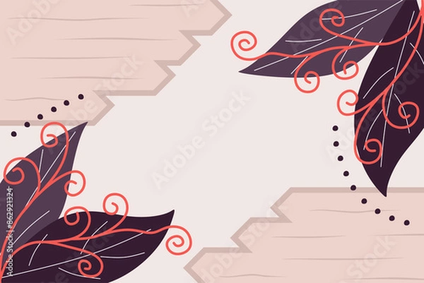 Obraz abstract floral background