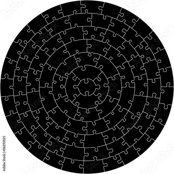 Obraz concentric jigsaw puzzle