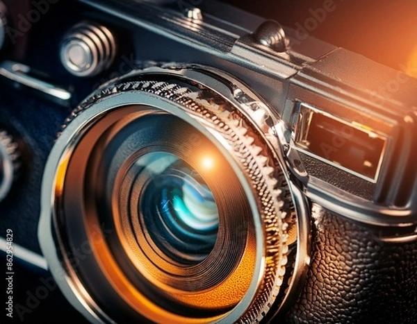 Fototapeta 幻想的なクラシックカメラ