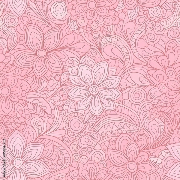 Fototapeta Floral Background