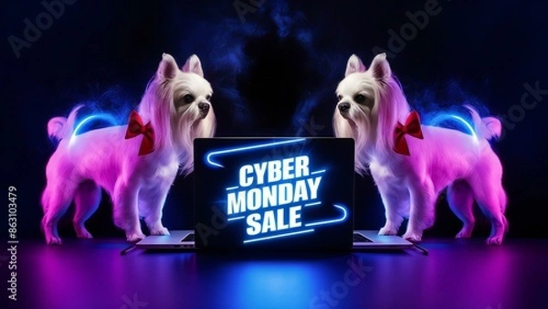 Fototapeta Cyber Monday Sale postrer