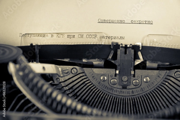 Obraz Russian Typewriter.