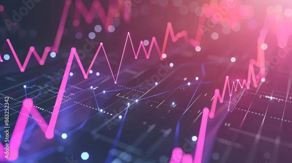 Obraz tech background