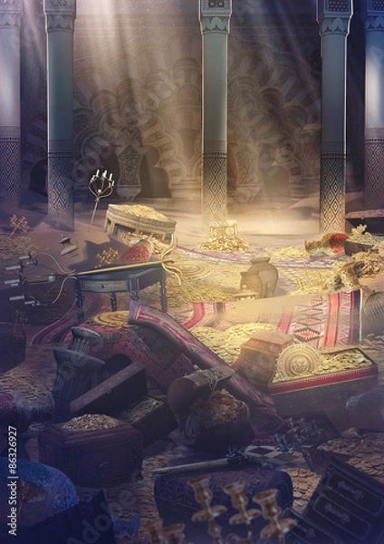 Obraz castel treasure 