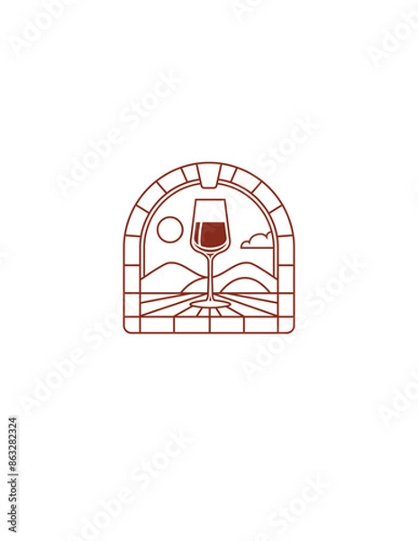 Obraz Winery Emblem2