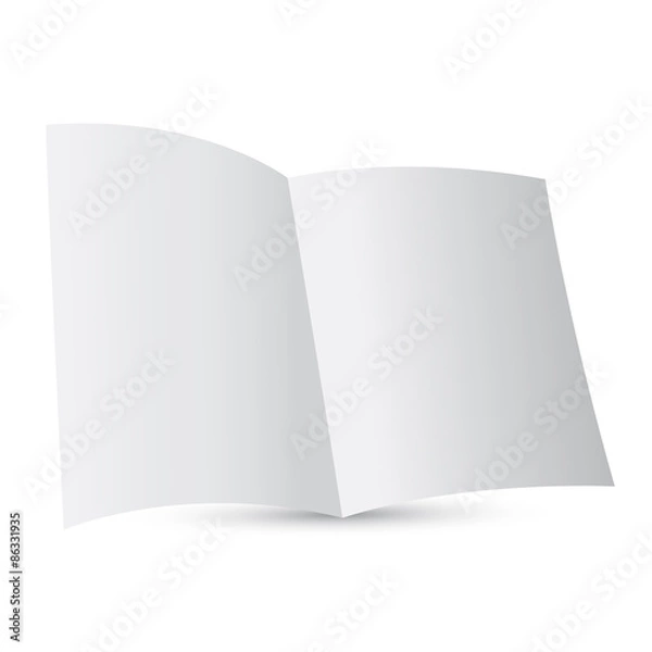Obraz Paper template booklet