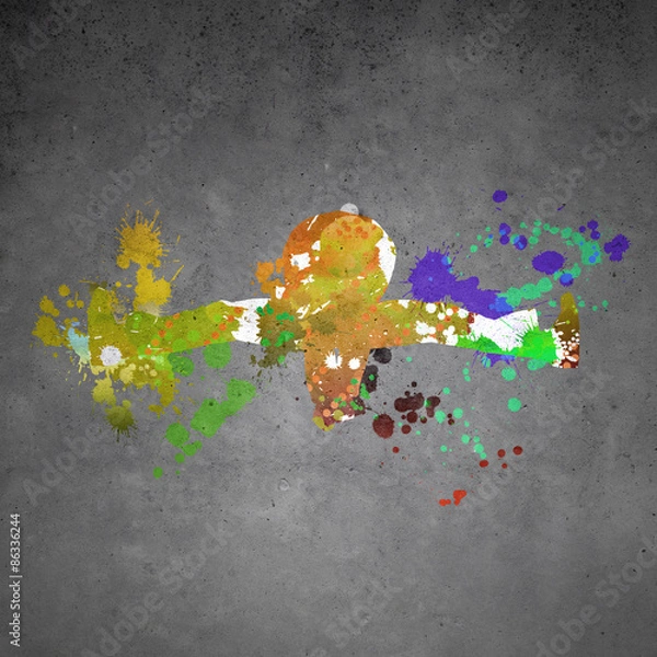 Fototapeta Abstract dancer