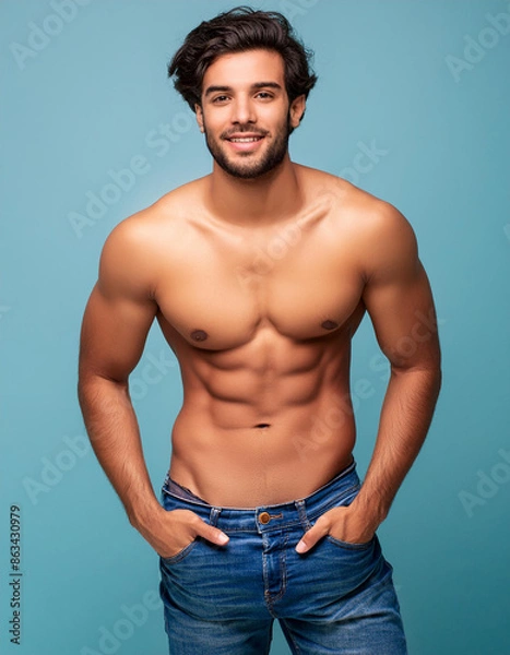 Obraz uomo muscoloso 