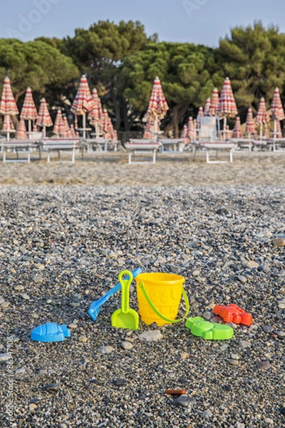 Obraz Bucket at the beach