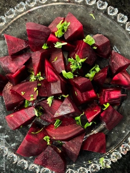 Fototapeta Salada de Beterraba