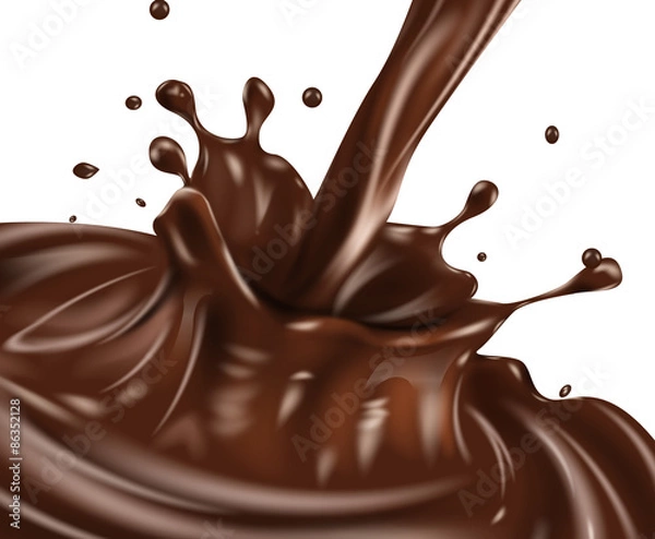Obraz Chocolate splash