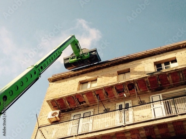 Fototapeta ripristino tetto