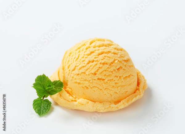 Obraz Apricot ice cream