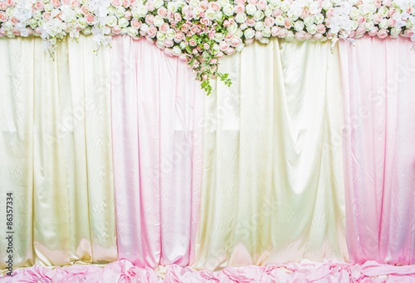 Obraz wedding backdrop