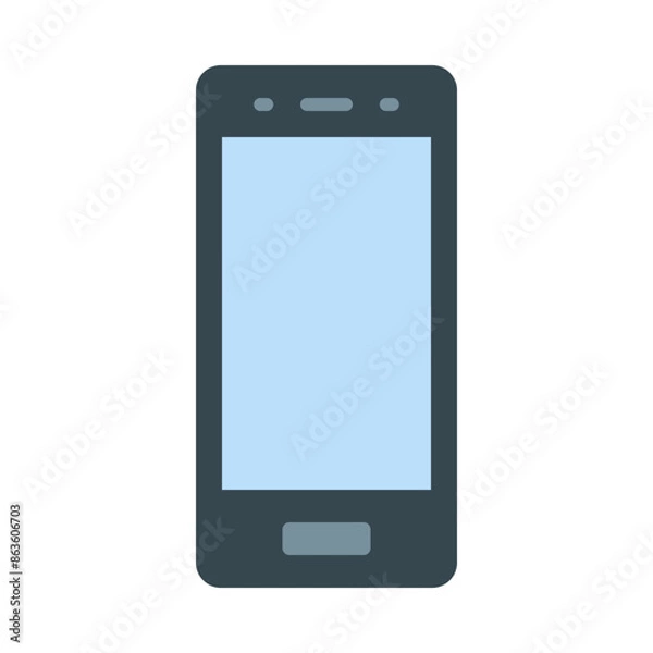 Obraz Smartphone Flat Icon Design