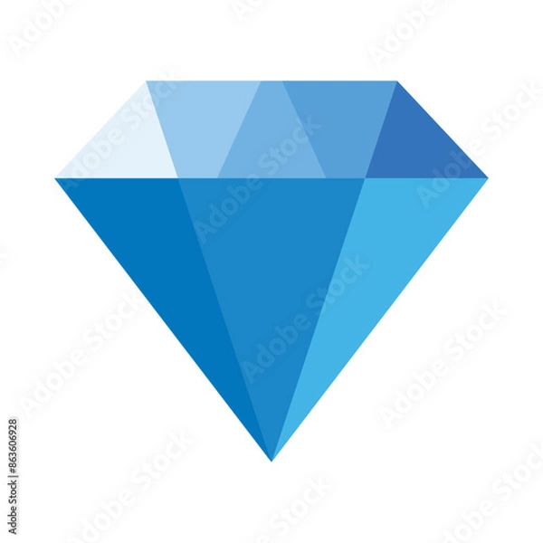 Fototapeta Diamond Flat Icon Design