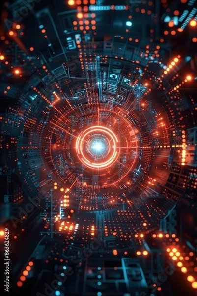 Obraz Stock Image visual technology