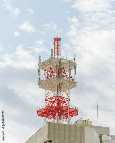 Fototapeta 일본 송신탑의 모습