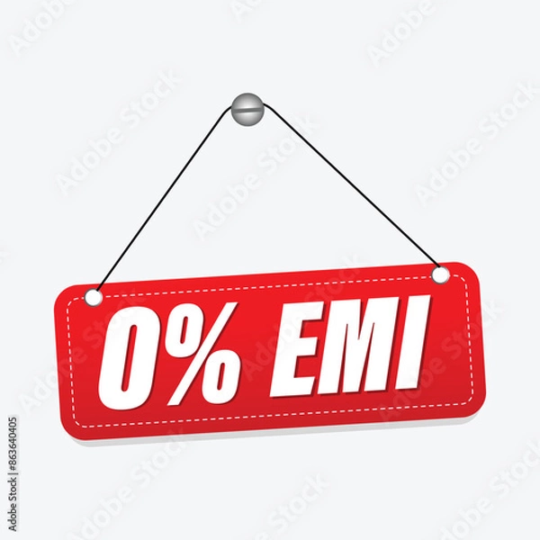 Obraz No cost emi  design vector
