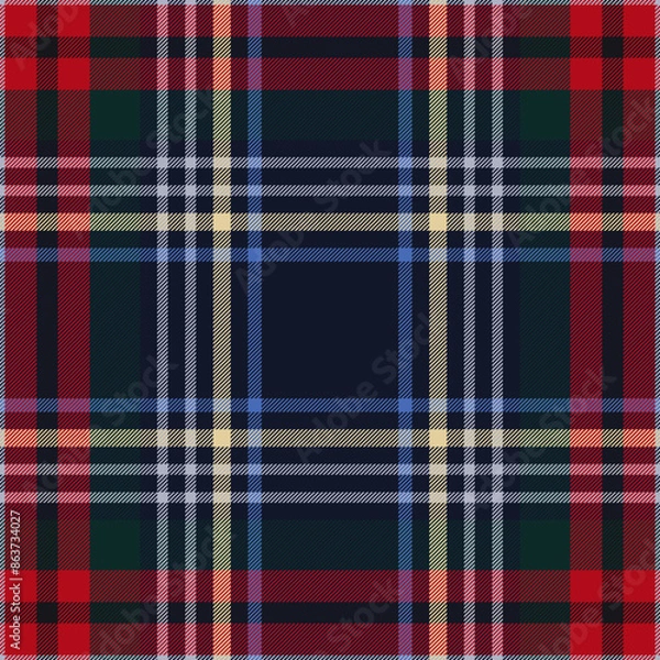 Fototapeta Plaid pattern,Tartan pattern,Check pattern Scottish style of colored lines most perfect design seamless pattern texture for fabric design or wallpaper background,EPS 10.