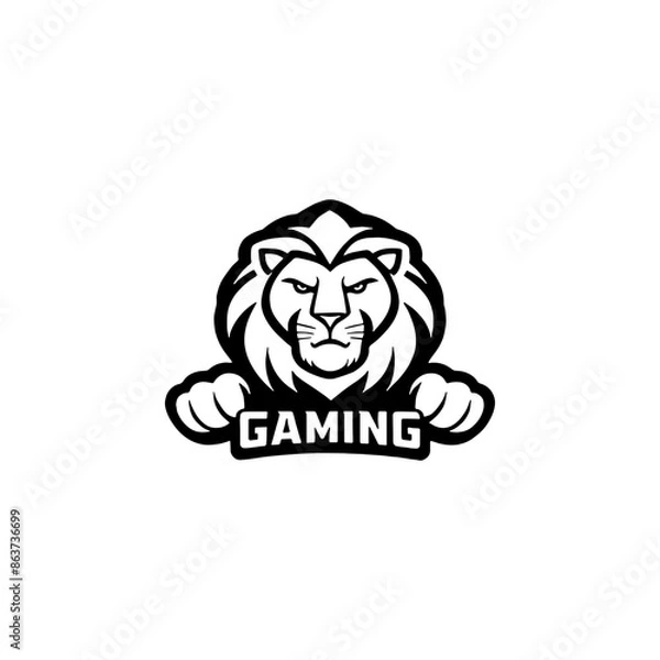 Obraz lion games logo