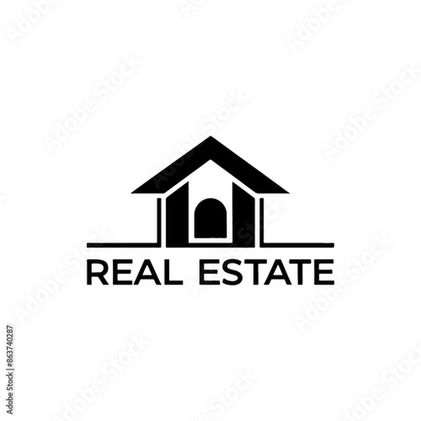 Obraz Real estate logo