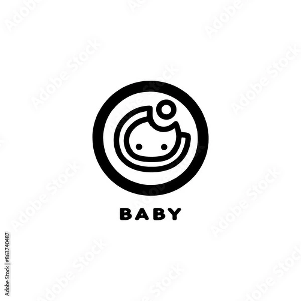 Obraz Baby logo