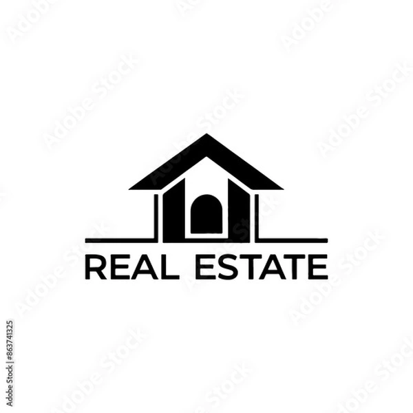 Obraz Real estate logo