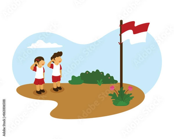 Obraz Upacara Bendera 