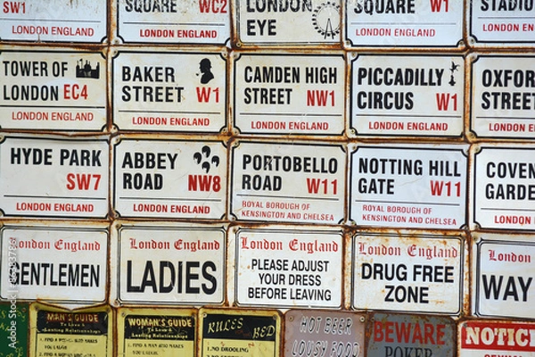 Obraz Targ Portobello