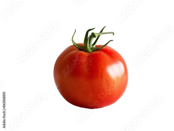 Fototapeta a tomato with a stem