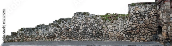 Obraz Long stone wall