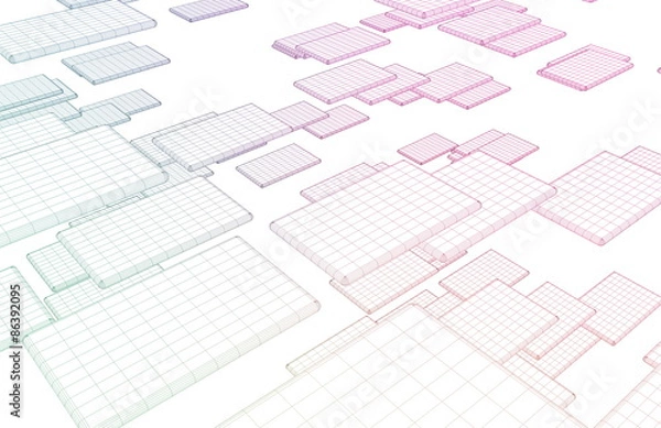 Fototapeta Technology Background