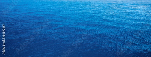 Fototapeta Niebieskie morze wodne na tło