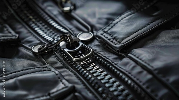 Fototapeta Pants with zippers that stay securely closed