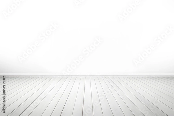 Fototapeta Empty Wooden Floor Background, Product Showcase